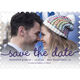 Purple Marker Photo Save the Date Cards Image 6 of 6